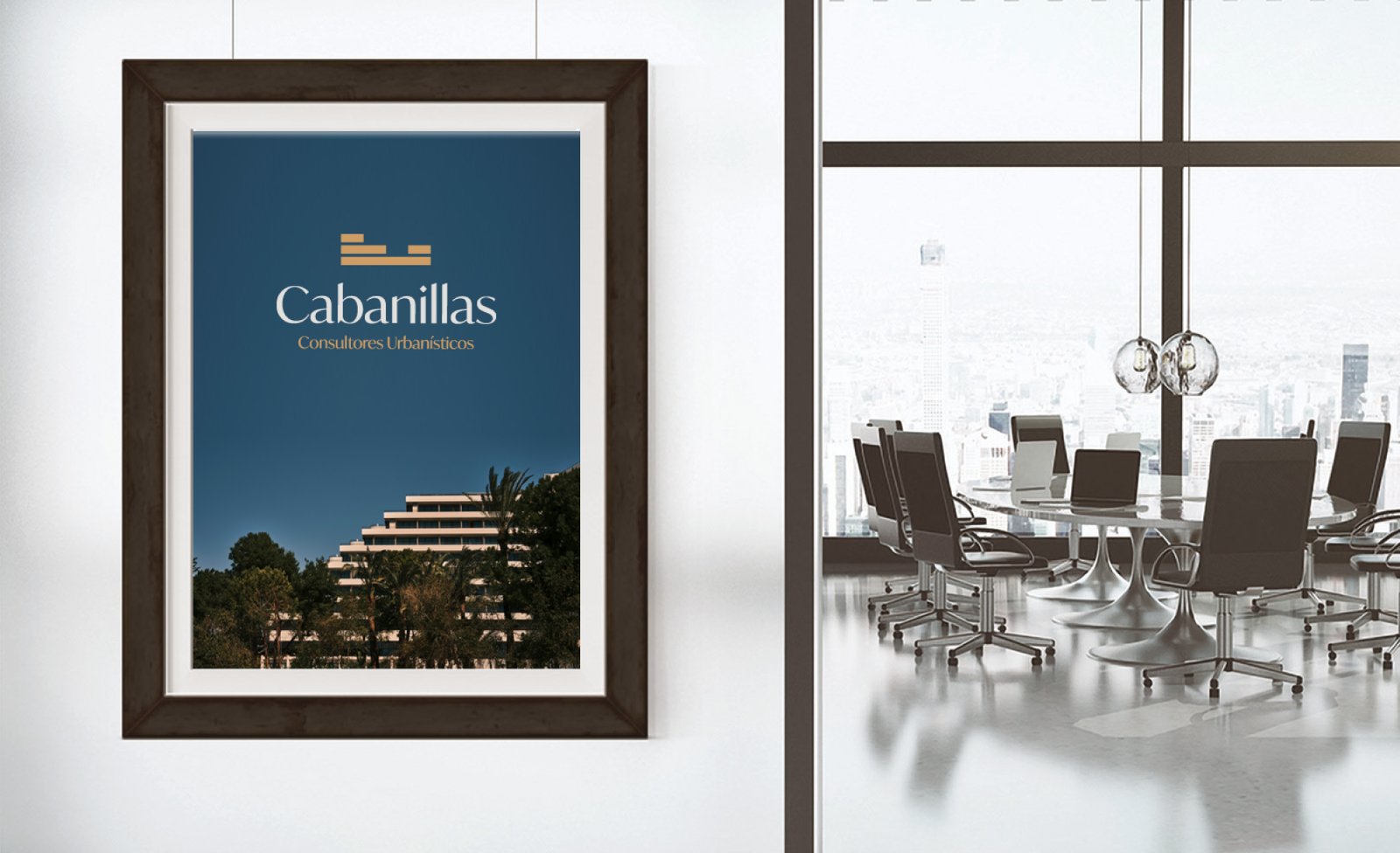 Sala de reuniones de Cabanillas Consultores Urbanísticos en Marbella